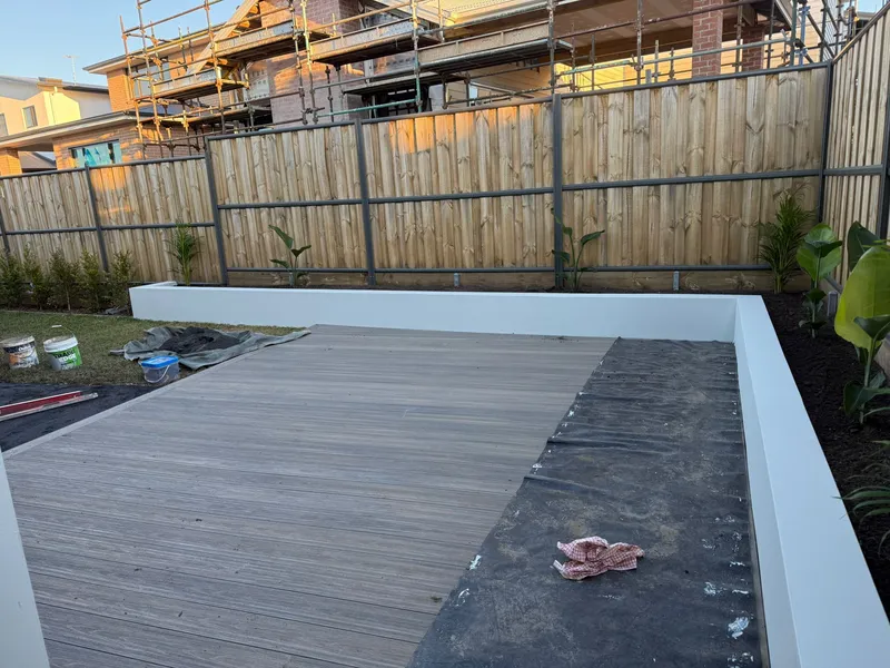 Concrete pad on a prepared base, Penrith